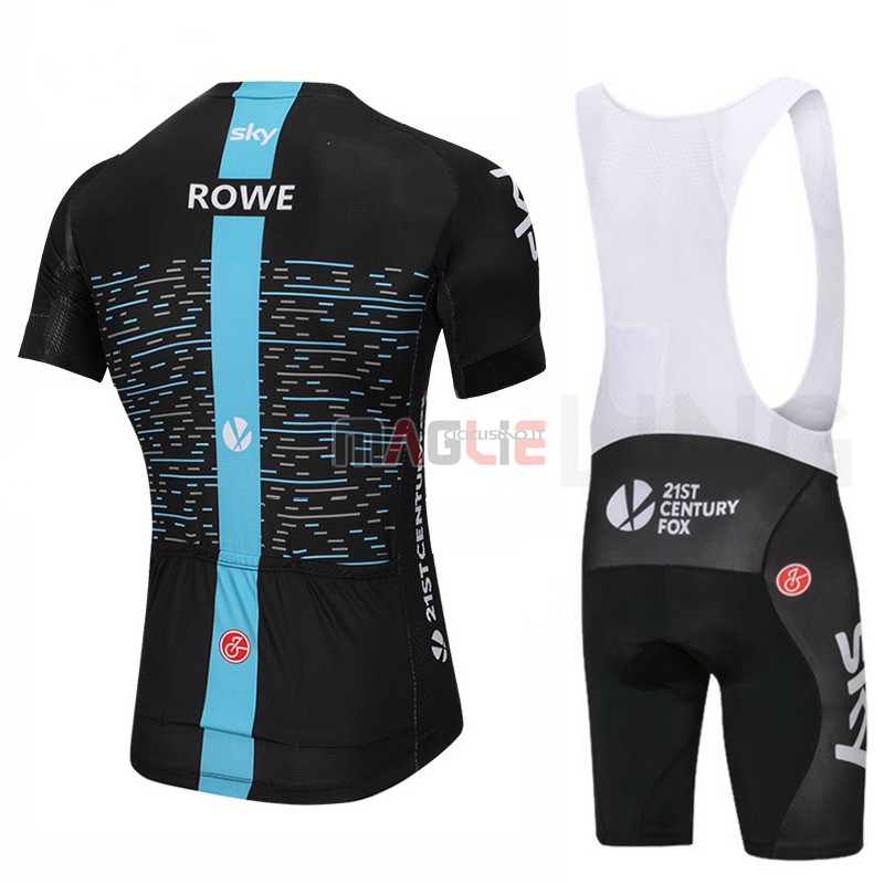 Maglia Sky Manica Corta 2018 Nero e Blu